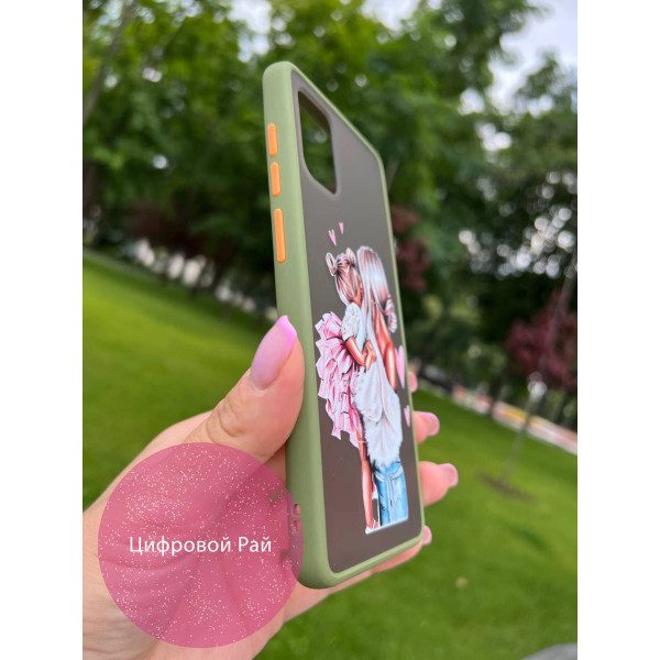Чехол для Samsung Galaxy A71 мама и дочь