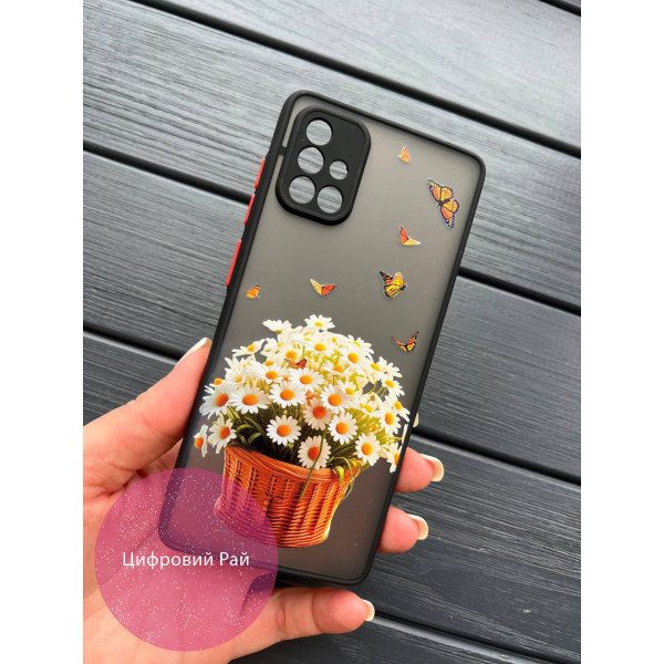 Чехол для Samsung Galaxy A71 ромашки в корзине