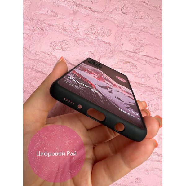 Чехол для Samsung Galaxy A51 горы Pink mountains