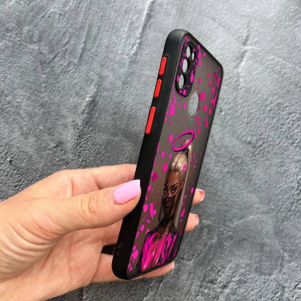 Чехол для Samsung Galaxy M30s / M21 с защитой камеры с девочкой бунтаркой