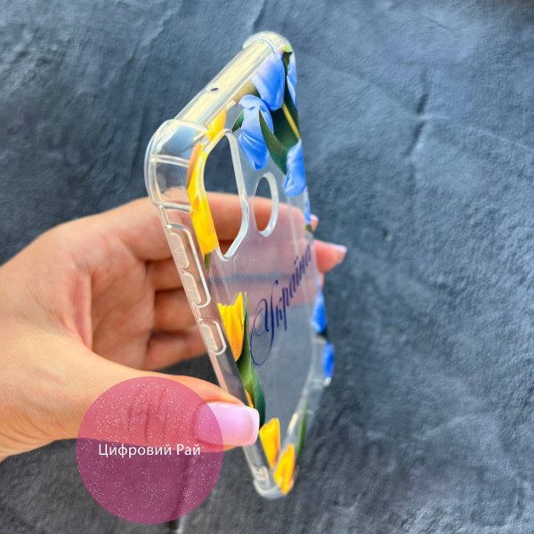 Чехол для Samsung Galaxy M30s/M21 патриотический прозрачний силиконовый чехол 