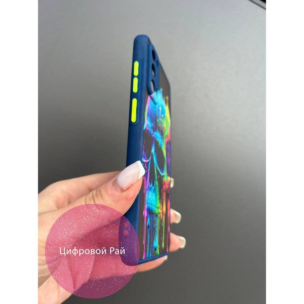 Чохол для Samsung Galaxy S20 FE череп різнокольоровий