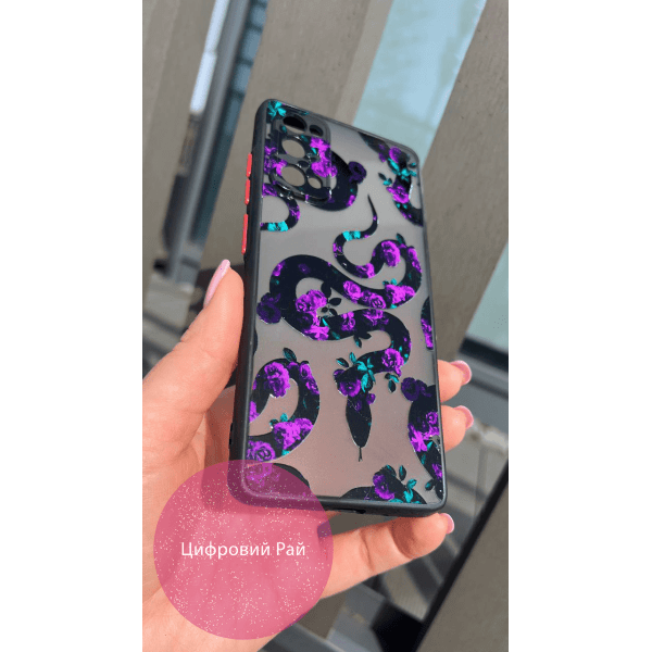 Чохол для Samsung Galaxy S20 FE фіолетові кобри