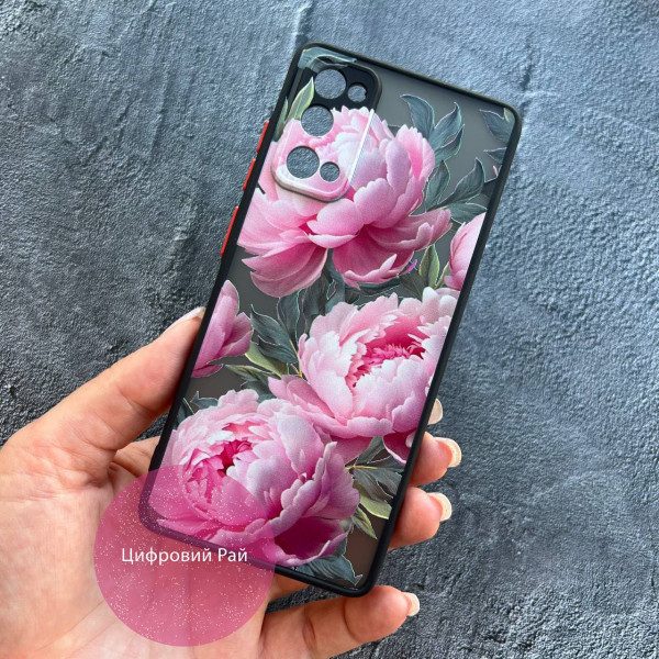 Чехол для Samsung Galaxy S20 FE пионы крупные