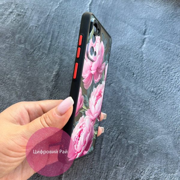 Чехол для Samsung Galaxy S20 FE пионы крупные
