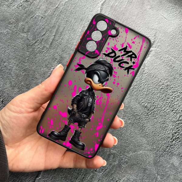 Чохол для Samsung Galaxy S21 з захистом камери з Містер Даком