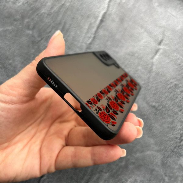 Чехол для Samsung Galaxy S21 FE с защитой камеры с вышиванкой Донеччина