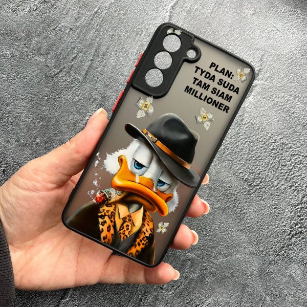 Чохол для Samsung Galaxy S21 з захистом камери з Дональдом Даком