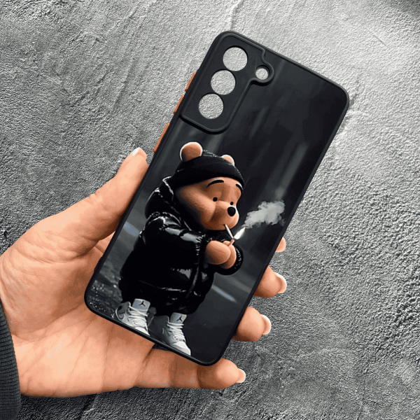 Чохол для Samsung Galaxy S21 FE з захистом камери з ведмедиком Вінні