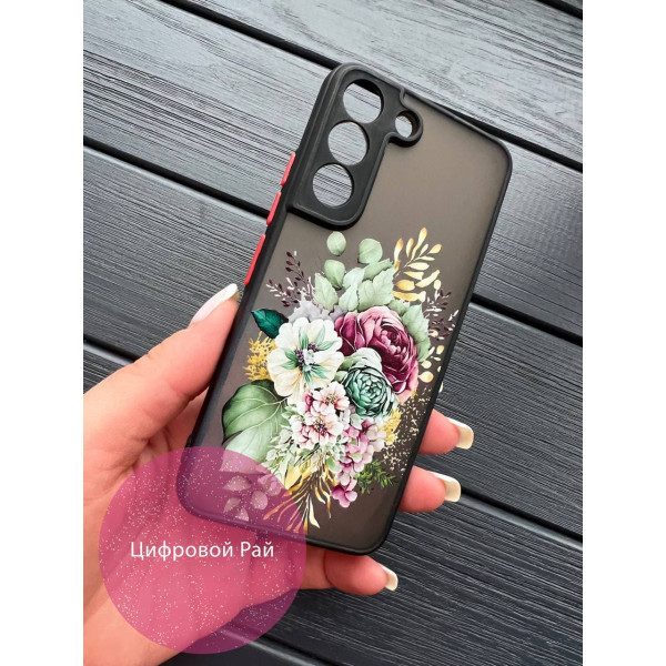 Чохол для Samsung Galaxy S22 осінні квіти