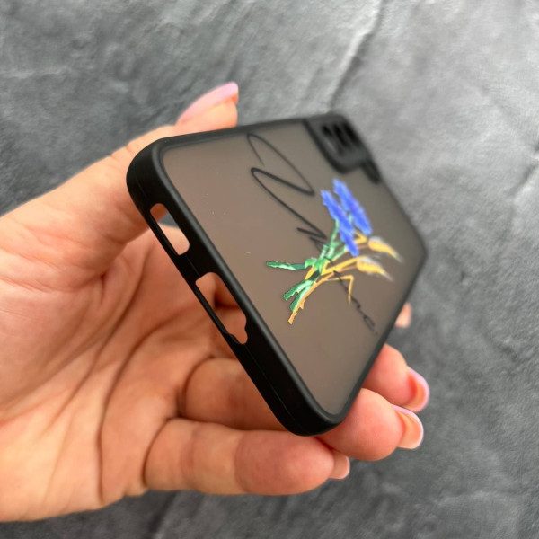 Чехол для Samsung Galaxy S22 патриотический с волошкой