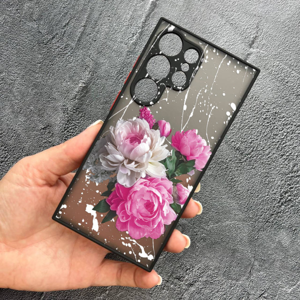 Чохол для Samsung Galaxy S24 Ultra півонії класичні