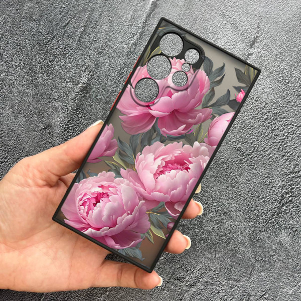 Чохол для Samsung Galaxy S24 Ultra півонії крупні