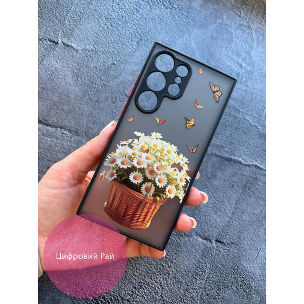 Чохол для Samsung Galaxy S24 Ultra ромашки у корзинці