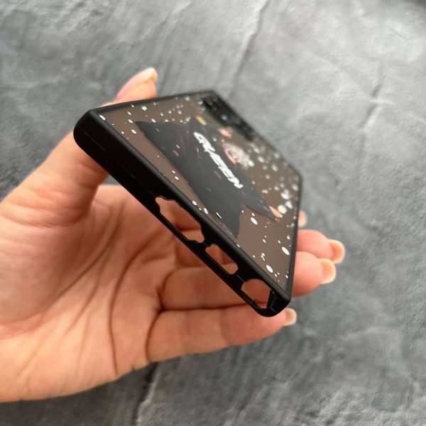 Чехол для Samsung Galaxy S23 Ultra с защитой камеры с новогодней девочкой