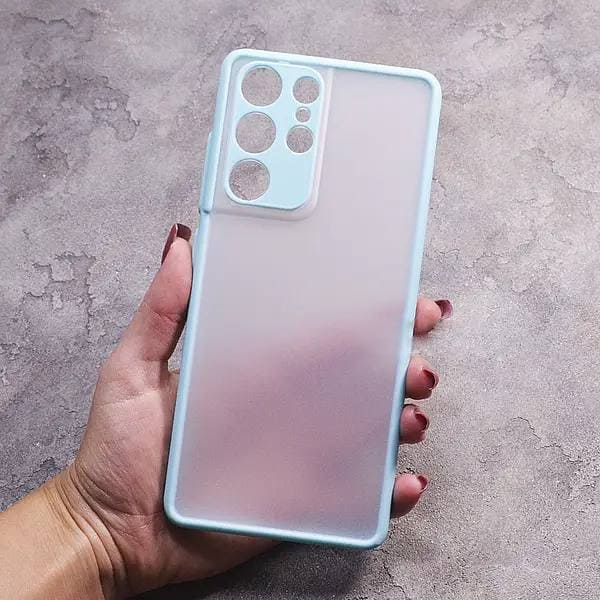 Чехол для Samsung Galaxy S21 Ultra матовый пластик без дизайна