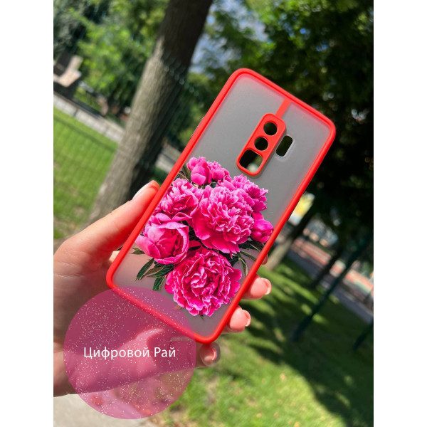 Чехол для Samsung Galaxy S9 Plus пионовая нежность