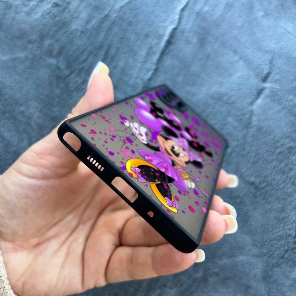 Чехол для Samsung Galaxy Note 10 Plus с защитой камеры детский с Минни Маус и воздушными шариками