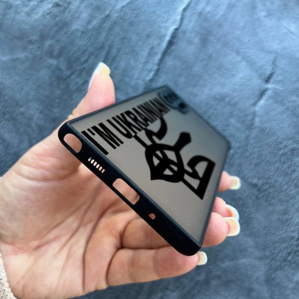 Чехол для Samsung Galaxy Note 10 Plus патриотический с защитой камеры I`m Ukrainian