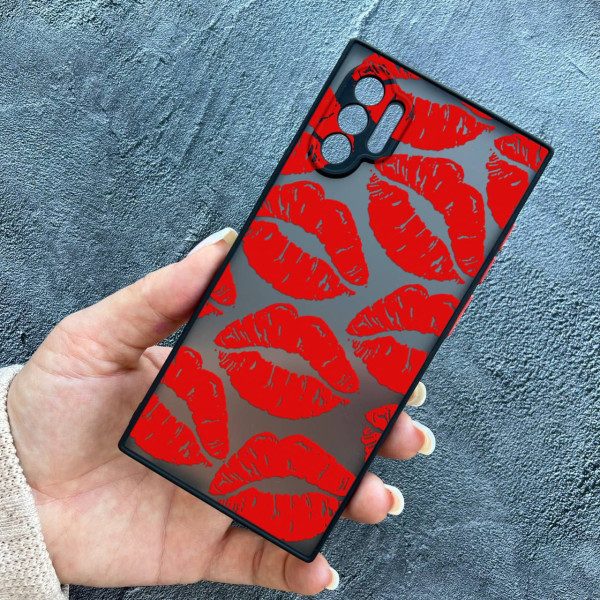 Чехол для Samsung Galaxy Note 10 Plus с защитой камеры с красными губами