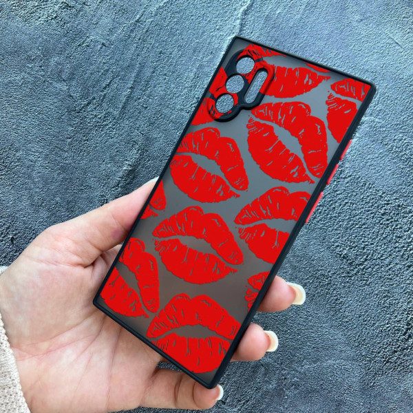 Чехол для Samsung Galaxy Note 10 Plus с защитой камеры с красными губами