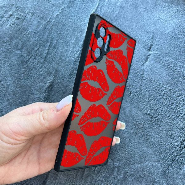 Чехол для Samsung Galaxy Note 10 Plus с защитой камеры с красными губами