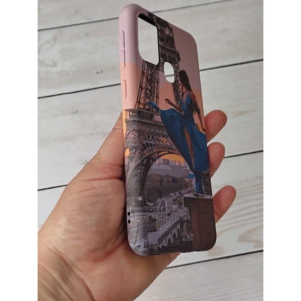 Чехол для Samsung Galaxy M31 девочка Париж