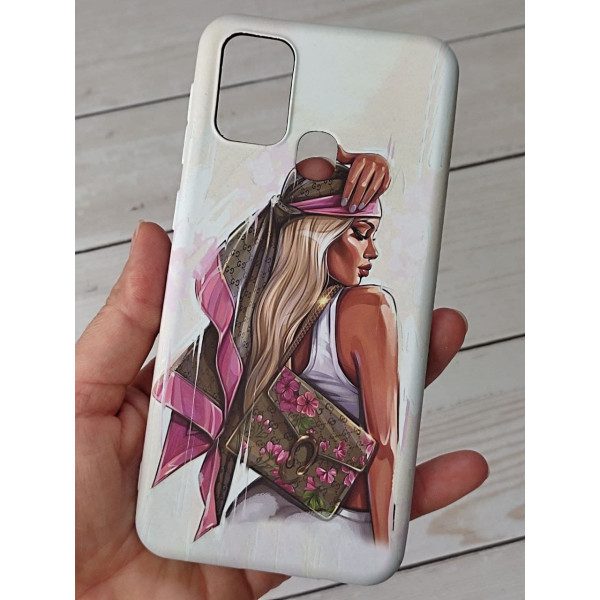 Чехол для Samsung Galaxy M31 девочка Gucci
