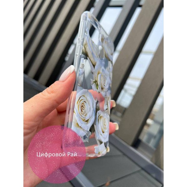 Чехол для Samsung Galaxy M31 белые розы 
