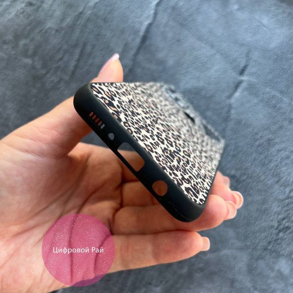 Чехол для Samsung Galaxy M31 леопард з сердечком 