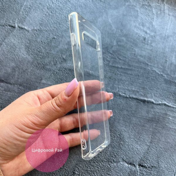 Чехол для Samsung Galaxy S10 Plus прозрачный силиконовый чехол