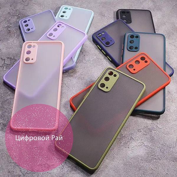 Чехол для Samsung Galaxy S20 матовый пластик без дизайна