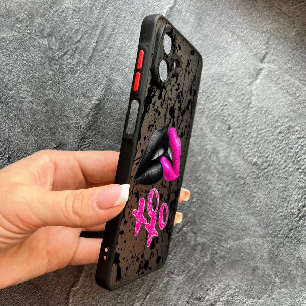 Чохол для Samsung Galaxy A07 з захистом камери губи xoxo