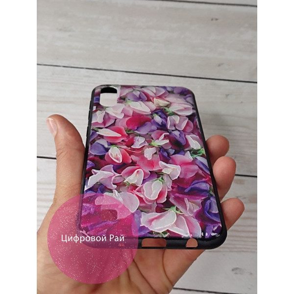 Чехол для Samsung Galaxy A10 (A105F) пластиковый чехол с яркими цветами