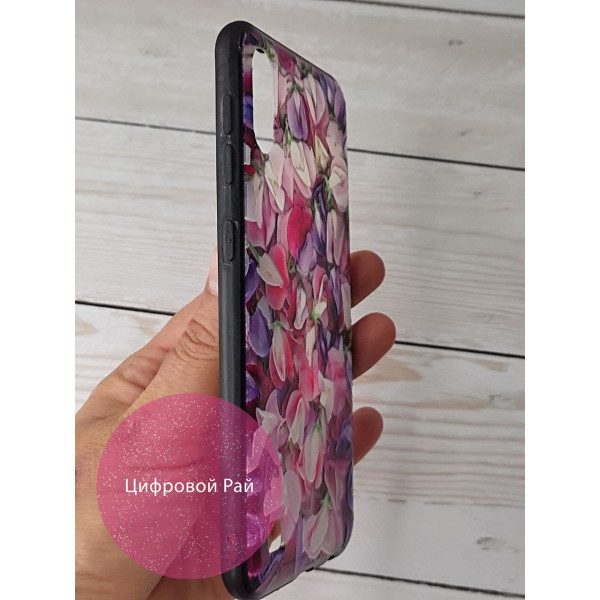 Чехол для Samsung Galaxy A10 (A105F) пластиковый чехол с яркими цветами