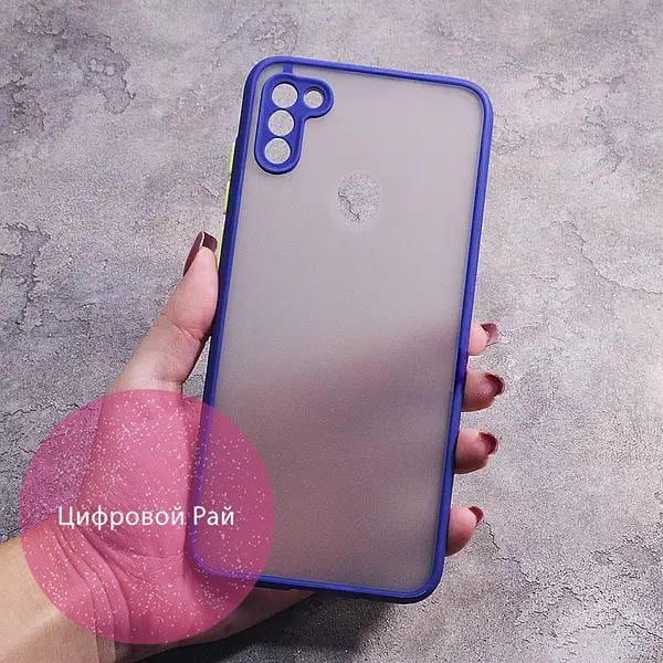 Чехол для Samsung Galaxy A11 матовый пластик без дизайна