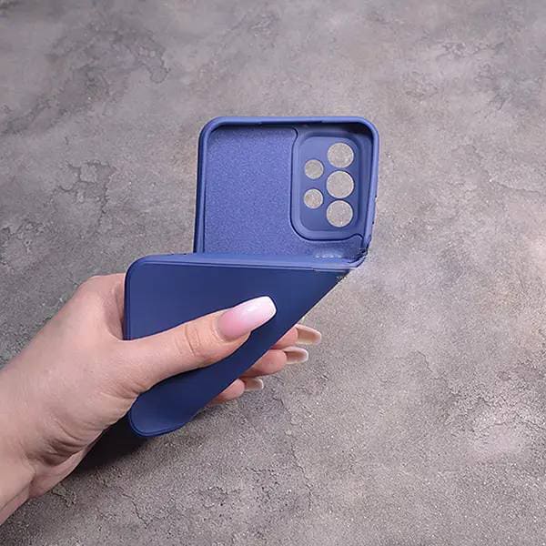 Однотонный чехол для Samsung Galaxy A23 с soft-touch покрытием и микрофиброй внутри
