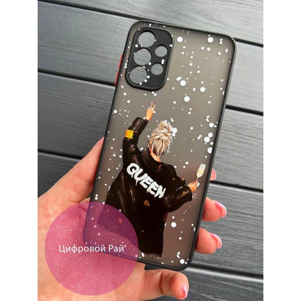 Чохол для Samsung Galaxy A13 4G дівчинка та сніг