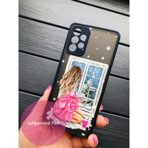 Чохол для Samsung Galaxy A52 4G / A52 5G дівчинка біля вікна