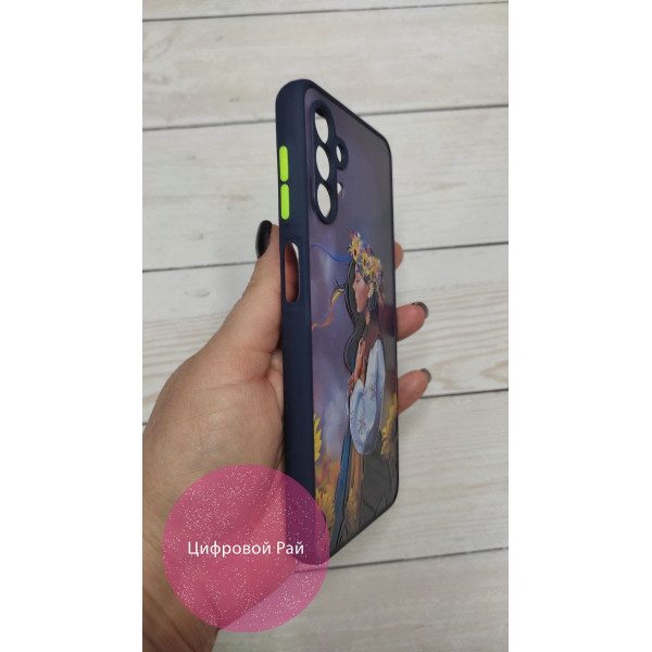 Чохол для Samsung Galaxy A13 4G з дівчиною та колоском
