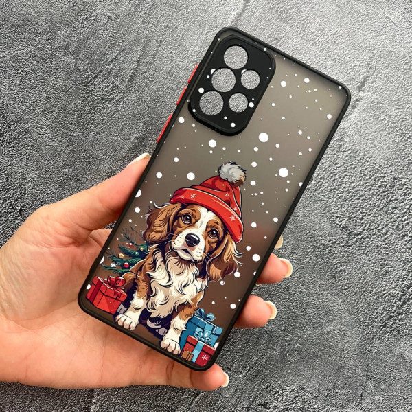 Чехол для Samsung Galaxy A32 (A325F) 4G новогодняя собачка
