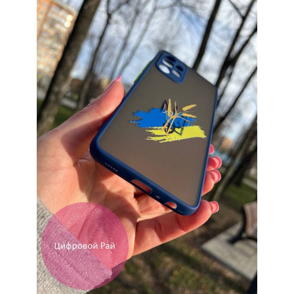 Чехол для Samsung Galaxy A32 (A325F) 4G трезубец и флаг
