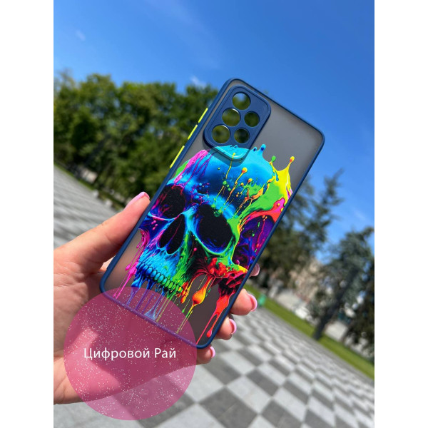 Чохол для Samsung Galaxy A52 4G / A52 5G череп різнокольоровий 