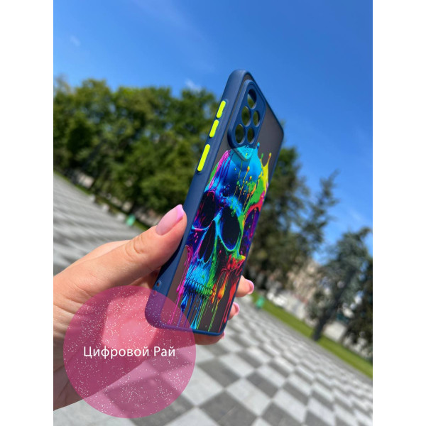 Чохол для Samsung Galaxy A52 4G / A52 5G череп різнокольоровий 