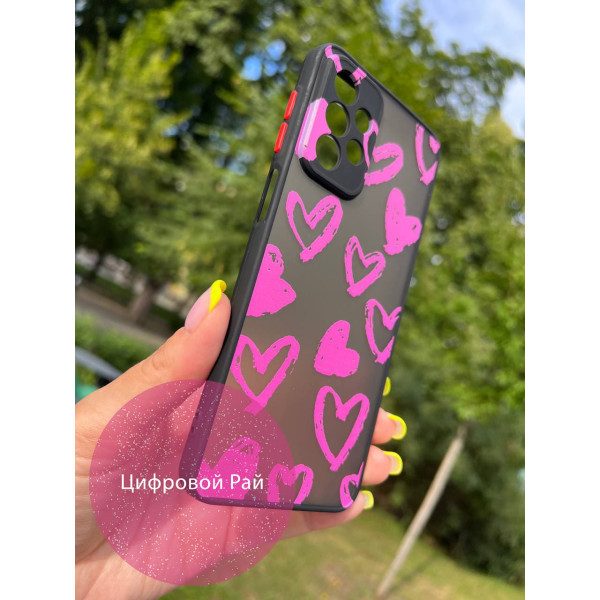 Чохол для Samsung Galaxy A23 рожеві сердечка
