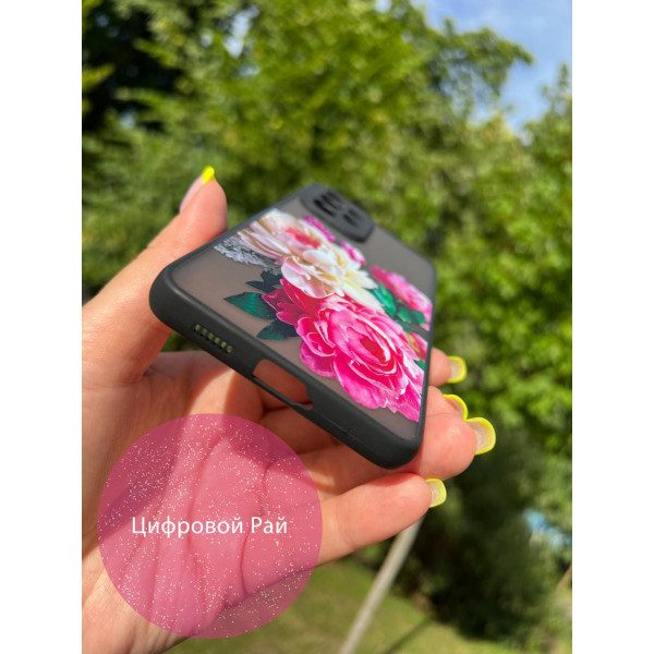 Чехол для Samsung Galaxy A53 5G пионы классические