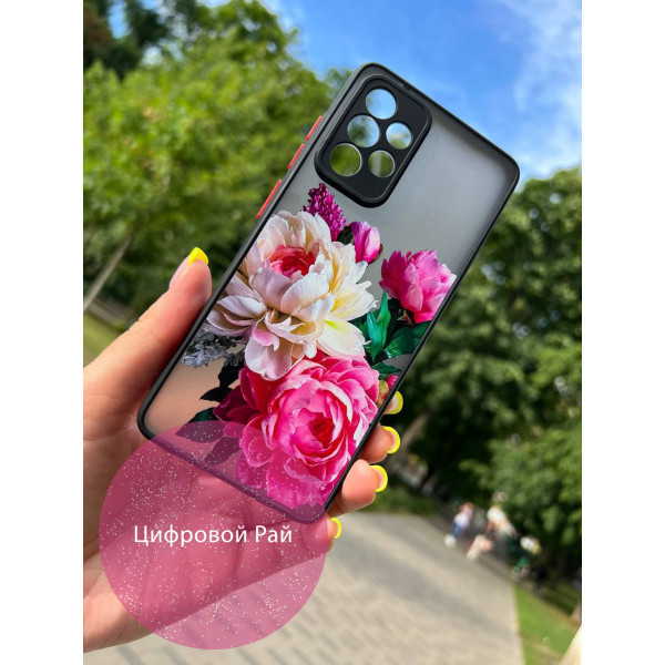 Чохол для Samsung Galaxy A52 4G / A52 5G півонії класичні