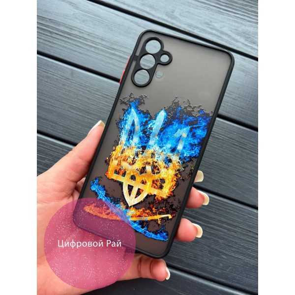 Чохол для Samsung Galaxy A13 4G тризуб з шаблями