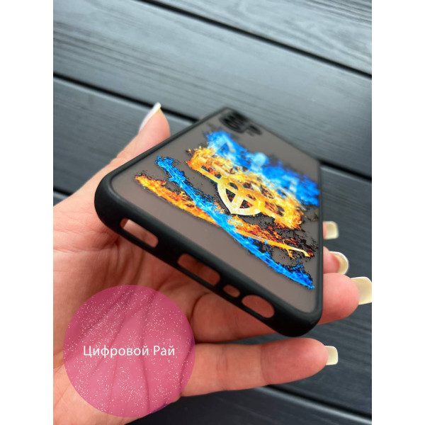 Чехол для Samsung Galaxy A13 4G трезубец с саблями