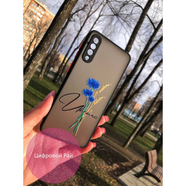 Чехол для Samsung Galaxy A50 (A505F) / A50s / A30s патриотический с волошкой